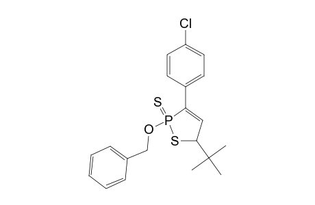 1,2-Thiaphosphole, 3-(4-chlorophenyl)-5-(1,1-dimethylethyl)-2,5-dihydro-2-(phenylmethoxy)-, 2-sulfide