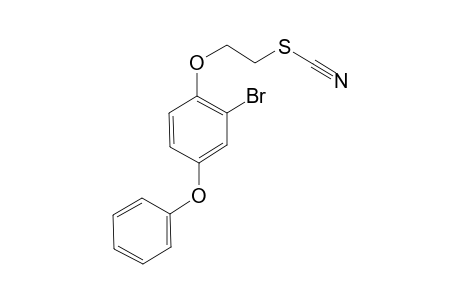 2-(2-bromanyl-4-phenoxy-phenoxy)ethyl thiocyanate
