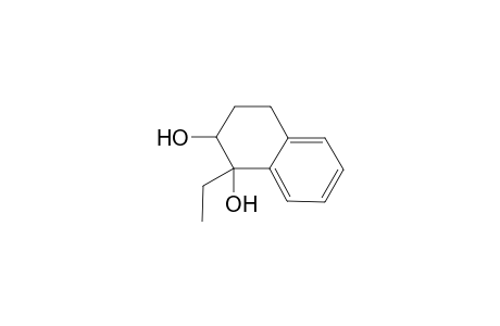 1,2-Naphthalenediol, 1-ethyl-1,2,3,4-tetrahydro-, cis-