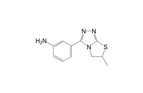 3-(6-Methyl-5,6-dihydro[1,3]thiazolo[2,3-c][1,2,4]triazol-3-yl)aniline