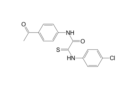 Acetamide, N-(4-acetylphenyl)-2-(4-chlorophenylamino)-2-thioxo-