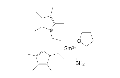 Samarium(III) boranuide bis(1-ethyl-2,3,4,5-tetramethyl-cyclopenta-2,4-dien-1-ide) tetrahydrofuran