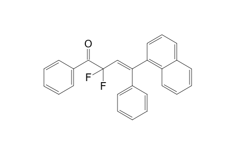 (E)-2,2-difluoro-4-(naphthalen-1-yl)-1,4-diphenylbut-3-en-1-one