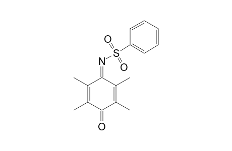 N-PHENYLSULFONYL-2,3,5,6-TETRAMETHYL-1,4-BENZOQUINONIMINE
