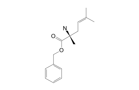 Benzyl (R)-2-amino-2,5-dimethyl-4-hexenoate