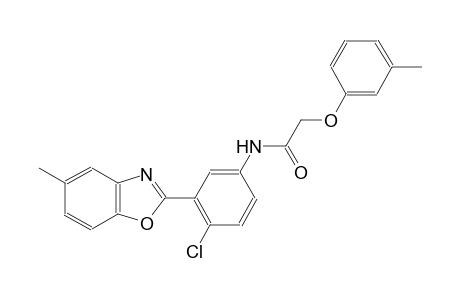acetamide, N-[4-chloro-3-(5-methyl-2-benzoxazolyl)phenyl]-2-(3-methylphenoxy)-