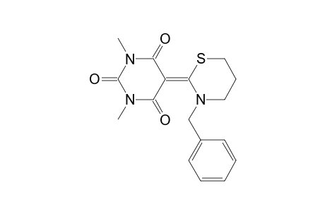 3-Benzyl-3-(1',3'-dimethyl-2',4',6'-trioxo(hexahydro)pyrimidin-5'-ylidene)-tetrahydro-2H-(1,3)-thiazine