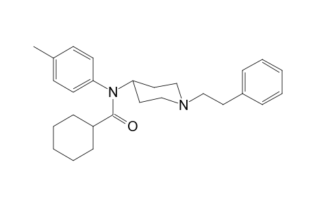N-4-Methylphenyl-N-[1-(2-phenylethyl)piperidin-4-yl]cyclohexanecarboxamide