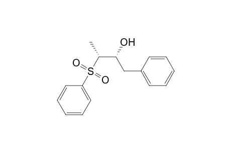 Benzeneethanol, .alpha.-[1-(phenylsulfonyl)ethyl]-, (R*,R*)-