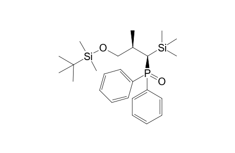 tert-Butyl-[(2R,3S)-3-diphenylphosphoryl-2-methyl-3-trimethylsilyl-propoxy]-dimethyl-silane