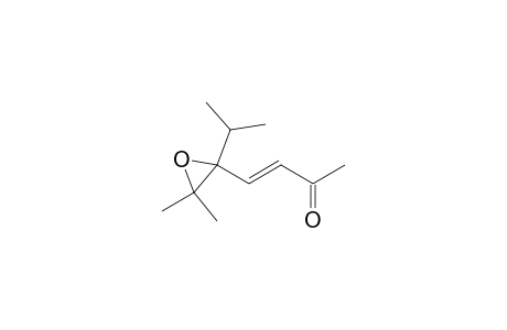 (E)-5-Isopropyl-6-methyl-5,6-epoxy-hept-3-en-2-one