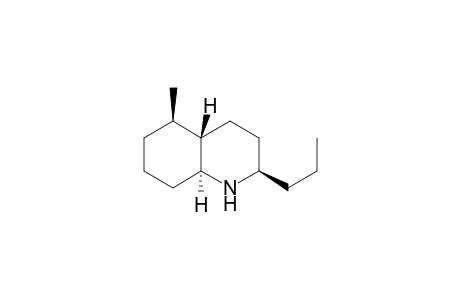 (2R,4aS,5R,8aS)-5-methyl-2-propyl-1,2,3,4,4a,5,6,7,8,8a-decahydroquinoline
