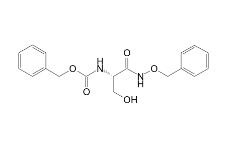 (phenylmethyl) N-[(2S)-3-oxidanyl-1-oxidanylidene-1-(phenylmethoxyamino)propan-2-yl]carbamate