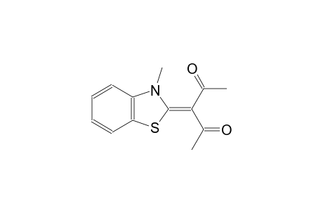 3-(3-methyl-1,3-benzothiazol-2(3H)-ylidene)-2,4-pentanedione