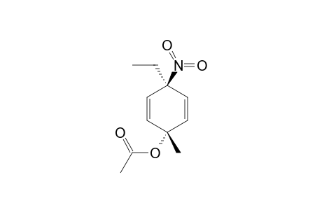 E-1-METHYL-4-ETHYL-4-NITRO-CYCLOHEXA-2,5-DIENYL-ACETATE