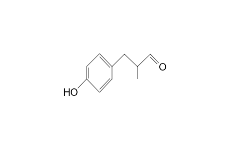 Benzenepropanal, 4-hydroxy-alpha-methyl-