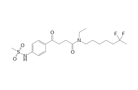 N-[4-[4-[(6,6-Difluoroheptyl)ethylamino]-1,4-dioxobutyl]phenyl]methanesulfonamide