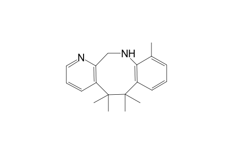 5,5,6,6,10-Pentamethyl-5,6,11,12-tetrahydro-6H-benzo[g]pyrido[2,3-c]azocine