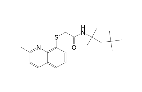 2-[(2-Methyl-8-quinolinyl)sulfanyl]-N-(1,1,3,3-tetramethylbutyl)acetamide