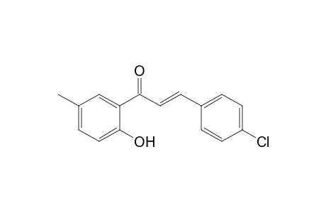 2-Propen-1-one, 3-(4-chlorophenyl)-1-(2-hydroxy-5-methyl-phenyl)-