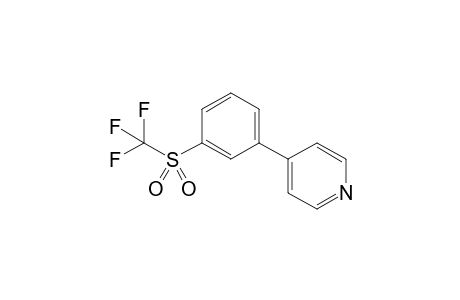 4-(3-Trifluoromethylsulfonyl-phenyl)-pyridine