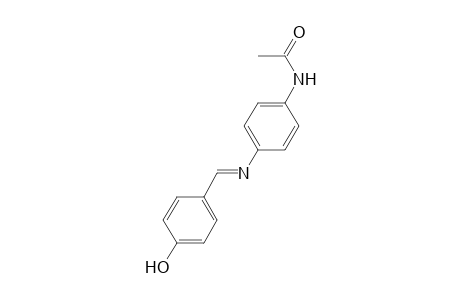 N-(4-([(E)-(4-Hydroxyphenyl)methylidene]amino)phenyl)acetamide