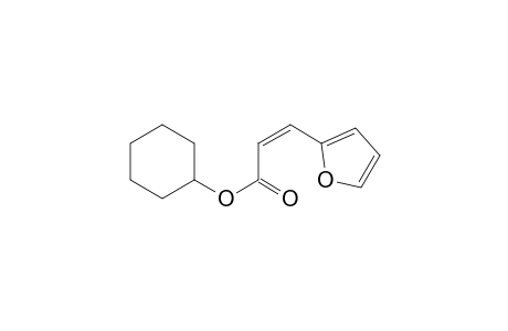 Cyclohexyl 3-(2-furyl)propenoate