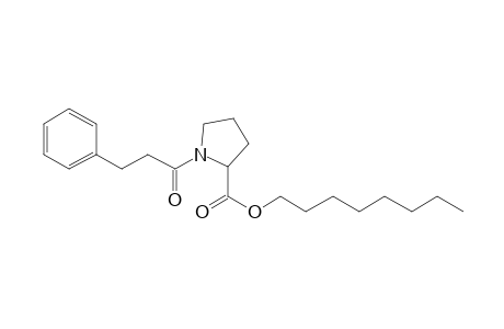 L-Proline, N-(3-phenylpropionyl)-, octyl ester