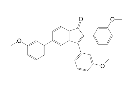 2,3,5-Tris(3-methoxyphenyl)-1H-inden-1-one
