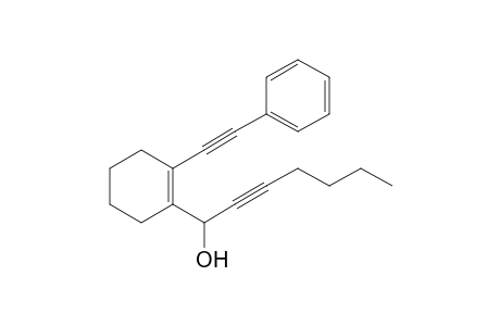 1-(1-Hydroxy-2-heptyn-1-yl)-2-(2-phenylethynyl)cyclohexene