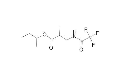 Propanoic acid, 2-methyl-3-[(trifluoroacetyl)amino]-, 1-methylpropyl ester