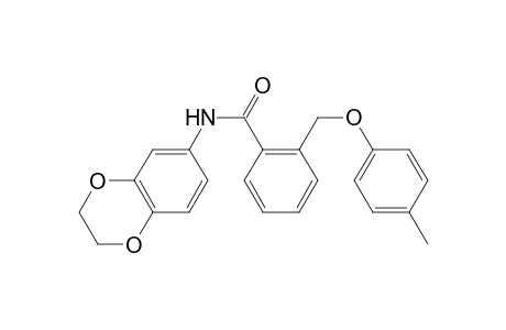 Benzamide, N-(2,3-dihydrobenzo[1,4]dioxin-6-yl)-2-(p-tolyloxymethyl)-