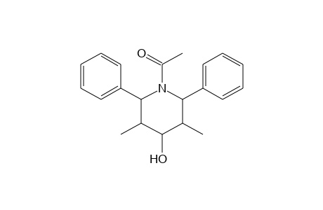 1-Acetyl-3,5-dimethyl-2,6-diphenyl-4-piperidinol
