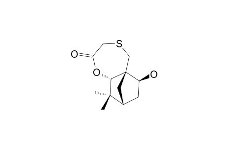 (1R)(7S)(9R)(11S)-11-HYDROXY-8,8-DIMETHYL-6-OXA-5-OXO-3-THIATRICYCLO-[7.2.1.0(1,7)]-DODECANE