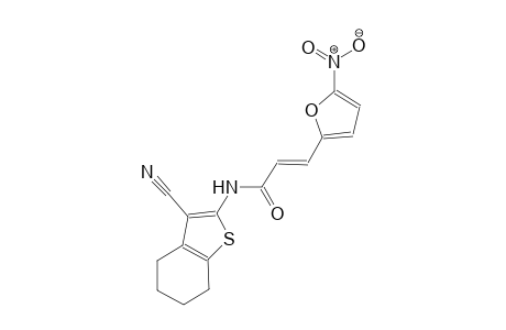 (2E)-N-(3-cyano-4,5,6,7-tetrahydro-1-benzothien-2-yl)-3-(5-nitro-2-furyl)-2-propenamide