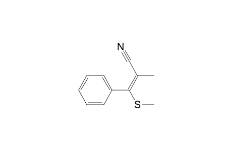 (E)-2-Cyano-1-(methylthio)-1-phenylpropene