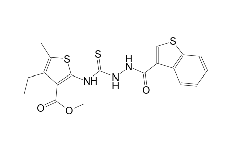 methyl 2-({[2-(1-benzothien-3-ylcarbonyl)hydrazino]carbothioyl}amino)-4-ethyl-5-methyl-3-thiophenecarboxylate