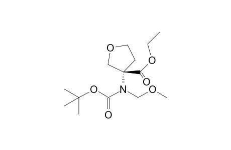 Ethyl 3-(tert-butoxycarbonyl(methoxymethyl)amino)tetrahydrofuran-3-carboxylate