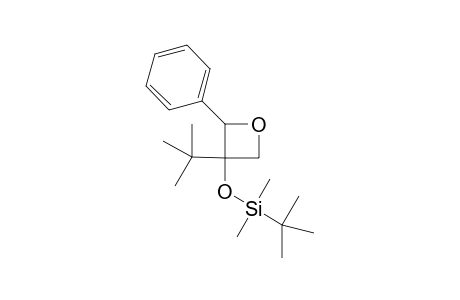 (2RS,3SR)-3-[ 1',1'-Dimethylethyl]-3-{[ (1".1"-dimethylethyl)dimethylsilyl]oxy]-2-phenyloxetane