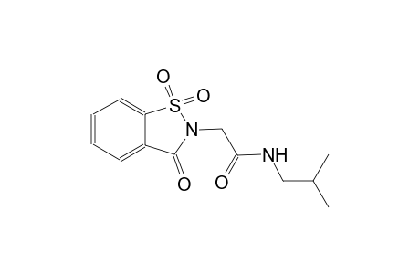 2-(1,1-dioxido-3-oxo-1,2-benzisothiazol-2(3H)-yl)-N-isobutylacetamide