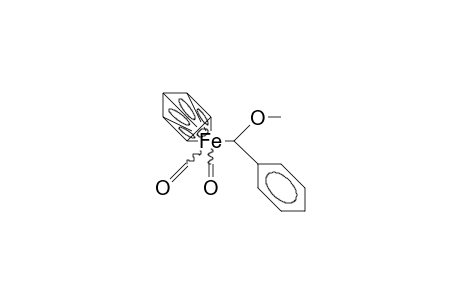 /.eta.-5/-Cyclopentadienyl-(.alpha.-methoxy-benzyl) iron dicarbonyl