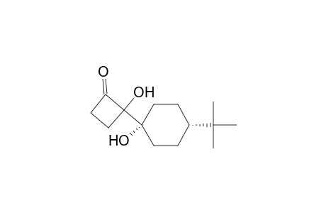 (1'.alpha.,4'.alpha.)-2-(4-tert-Butyl-1-hydroxycyclohexyl)-2-hydroxycyclobutanone