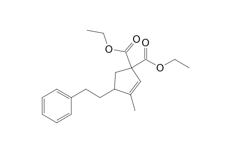 Diethyl 3-Methyl-4-phenethylcyclopent-2-ene-1,1-dicarboxylate