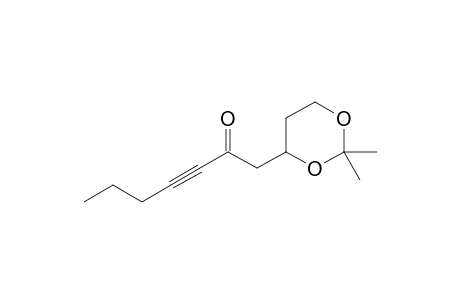 1-(2,2-dimethyl-1,3-dioxan-4-yl)-3-heptyn-2-one