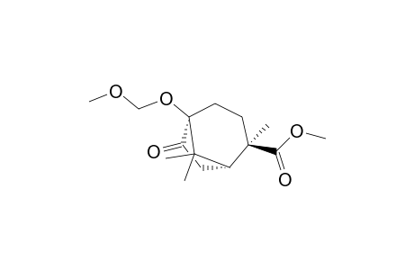 1-(Methoxymethoxy)-4,8,8-trimethyl-4-(methoxycarbonyl)bicyclo[3.2.1]octan-7-one