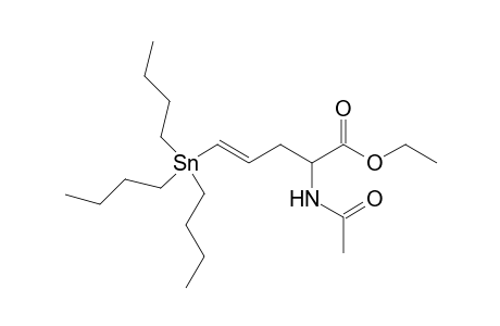 Ethyl (E)-N-acetyl-D,L-5-(tri-n-butylstannyl)allylglycinate