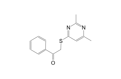 2-[(2,6-dimethyl-4-pyrimidinyl)sulfanyl]-1-phenylethanone