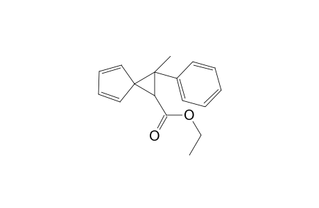Ethyl 1-spiro-[2',4'-cyclopentadiene]-2-phenyl-2-methylcyclopropane-3-carboxylate
