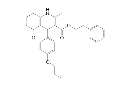 3-quinolinecarboxylic acid, 1,4,5,6,7,8-hexahydro-2-methyl-5-oxo-4-(4-propoxyphenyl)-, 2-phenylethyl ester