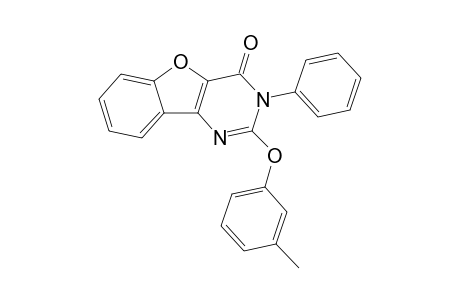 2-[3'-Methylphenoxy]-3-phenylbenzofuro[3,2-d]pyrimidin-4(3H)-one